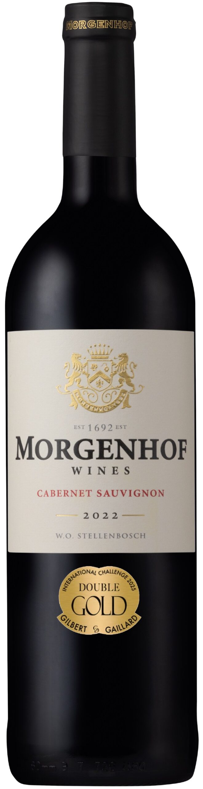 Morgenhof Wines Cabernet Sauvignon 2022 red wine bottle